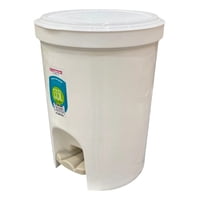 Basurero 13,5 Lts San Remo Beige Con Pedal