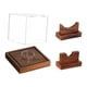 thumbnail image 2 of Vitrina De Béisbol Para Recuerdos, Soporte Para Bates De Béisbol, Madera Oscura., 2 of 5