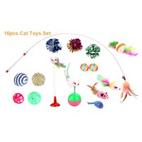 Genérico - Juguete Interactivo Gato Pack 16 Toy