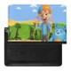 thumbnail image 1 of Blippi Porta Pasaporte y Cartera de Viaje Premium de Cuero PU, Funda de Pasaporte Bloqueo RFID con Ranuras para Tarjetas de Crédito, Estuche para Libro de Pasaporte para Familia 10cm × 15cm, 1 of 6