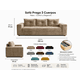 thumbnail image 4 of Sofa Praga 3 Cuerpos Felpa Calipso, 4 of 4