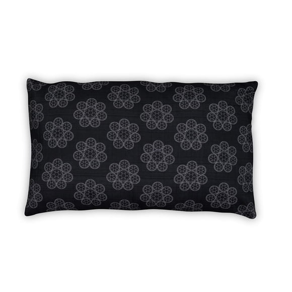 Cojín Seven20 Star Wars negro, lumbar y blanco, 38 x 61 cm