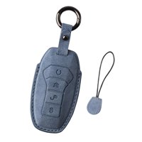 Magideal - Funda De Control Remoto De Coche, Gamuza A Prueba De Polvo, Accesorios Automotrices De Moda, Protector De Llave Inteligente, Carcasa De Control Remoto Azul Marino