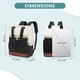 thumbnail image 3 of Mochila Maternal Eva Premium 2 en 1 – Pañalera Grande con Cambiador Impermeable, 3 of 6