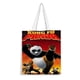 thumbnail image 1 of Kung Fu Panda Bolso de tela con estampado de lienzo para mujer, bolsa de compras reutilizable y estética, con cremallera interior, regalo para mujer, 35 × 40 cm., 1 of 6
