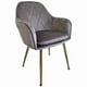 thumbnail image 1 of Poltrona Velvet Lux - Gris, 1 of 3