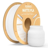 Filamento Para Impresora 3D Elegoo Mate Pla Blanco, 1 Kg, 1,75 Mm