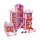 thumbnail image 1 of Juguete Casa De Muñecas 256 Piezas 3 Pisos Rosado Infantil, 1 of 3