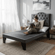thumbnail image 2 of Cama 1,5 Plazas Ovalado, Incluye Base Y Respaldo Negro, 2 of 3