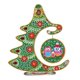 thumbnail image 1 of Diamante Pintura árbol De Navidad Artesanía 5D Kit De Bricolaje Adorno Regalos Para A?o Nuevo Verde 25x28.5cm, 1 of 5
