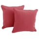 thumbnail image 5 of Almohadas Blazing Needles de sarga de 18 pulgadas, color chocolate (2), 5 of 5