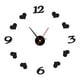 thumbnail image 2 of Reloj de pared 3D grande creativo Decoración de pared decorativa con números Reloj de pared sin marco Kit de reloj de bricolaje para decoración de Negro, 2 of 5