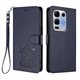 thumbnail image 1 of Funda Volteable tipo Billetera con Correa para Infinix Note 50X 5G, Azul, 1 of 6