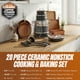 thumbnail image 2 of Juego de utensilios de cocina GOTHAM STEEL, 20 piezas, cerámica, antiadherente, cobre, 2 of 9