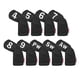 thumbnail image 2 of Juego De 9 Fundas Para Cabeza De Hierro Para Golf, Cuello Largo, Se Adapta A Todas Las Marcas, Accesorios, Color Negro, 2 of 5