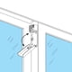 thumbnail image 4 of Cerradura Prime-Line U 9919 para Puerta Corredera de Patio Blanca, 4 of 4