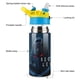 thumbnail image 3 of Secret Level Botella de Agua con Tapa Pop Top de Un Toque, Acero Inoxidable, a Prueba de Fugas, para Deportes, Botella Infantil azul 12 oz, 3 of 6