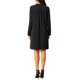 thumbnail image 3 of INSPIRE CHIC Vestido Casual de Largo a la Rodilla con Mangas Largas y Cuello en V para Mujer, Ajuste Plisado y Suelto, Camisa Vestido M Negro, 3 of 6