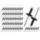 thumbnail image 1 of Huthbrother (paquete de 70) remache ciego de acero de 3/16" 293150104, compatible con Ski-Doo/Sea-Doo/Can-Am 390409600 390907700, 1 of 7