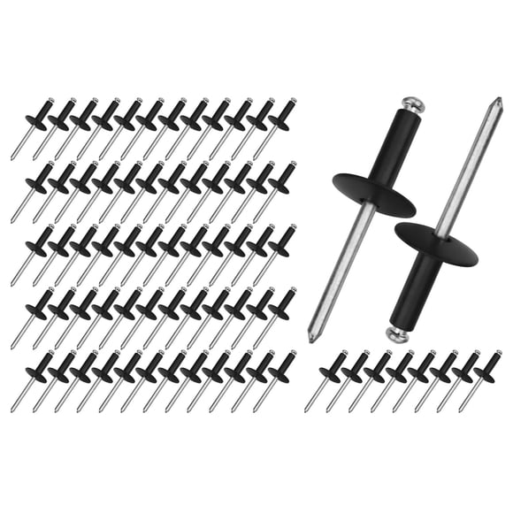 Huthbrother (paquete de 70) remache ciego de acero de 3/16" 293150104, compatible con Ski-Doo/Sea-Doo/Can-Am 390409600 390907700