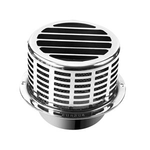 Magideal - Ventilación De Aire De Acero Inoxidable, Campana De Lluvia Inoxidable, Suministros De Construcción, Cubierta De Rejilla, Ventilación Para Unidades De 6 Pulgadas