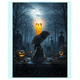 thumbnail image 4 of Candelabro Con Forma De Cuervo Negro/Vela LED/Halloween 2025, 4 of 5