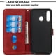 thumbnail image 4 of Funda con Cremallera para Samsung Galaxy A20/A30, Carcasa Cartera de Cuero PU con Soporte y Tarjetero, 4 of 6