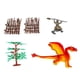 thumbnail image 1 of Figura de Acción Dragón naranja con caballero., 1 of 1