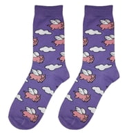 Calcetin Bombin - Calcetín Cerdito Con Alas Talla Unica (17-20 Cm)