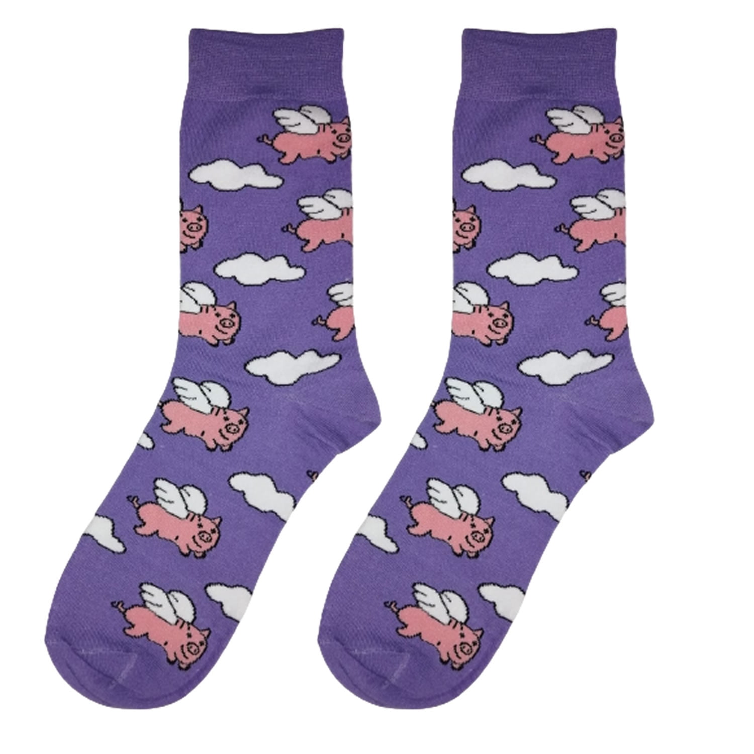 Calcetin Bombin - Calcetín Cerdito Con Alas Talla Unica (17-20 Cm)