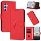 thumbnail image 1 of Funda Cartera Fibra de Carbono para Samsung Galaxy A55 5G con Soporte y Cierre Magnético Rojo, 1 of 6