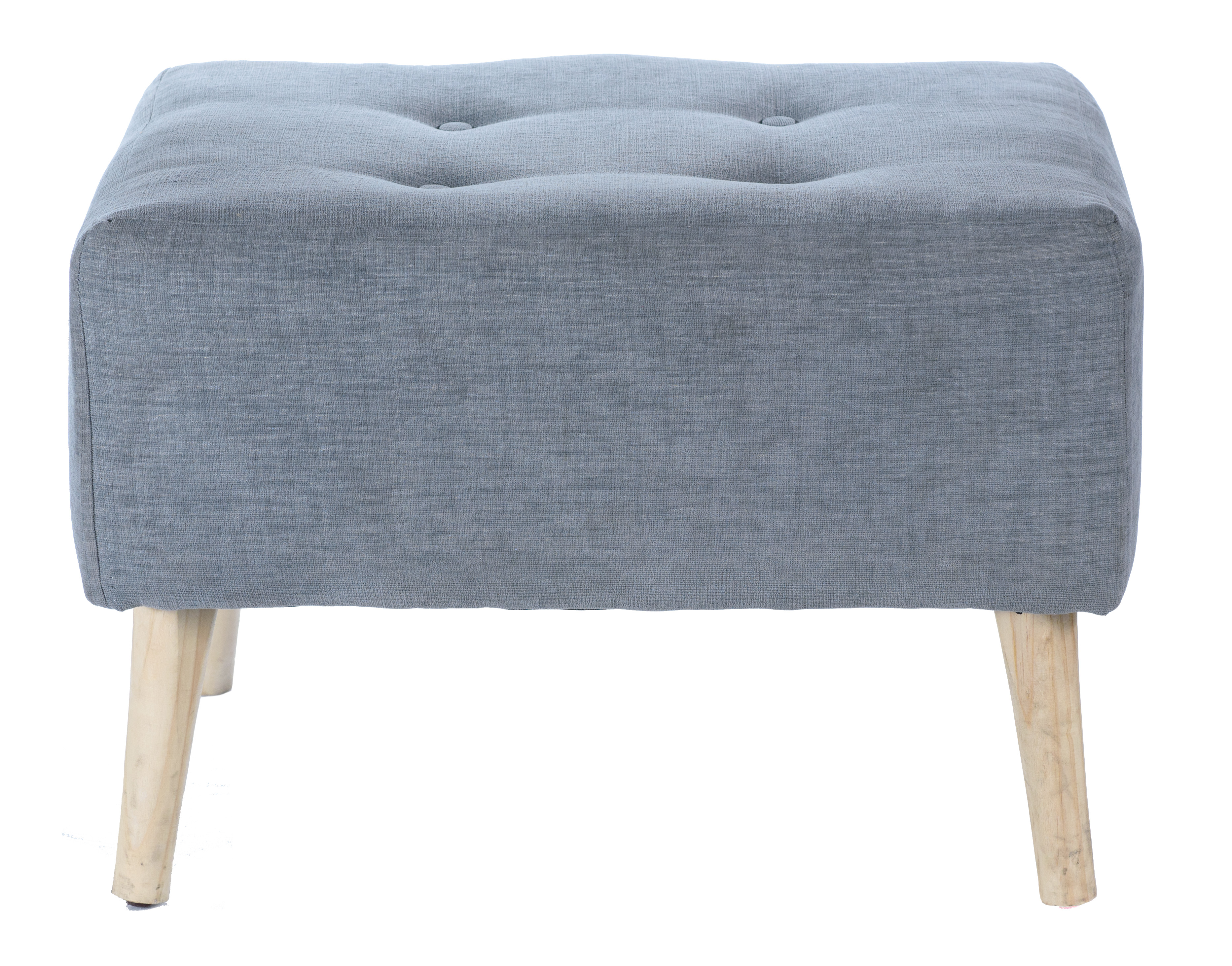 Máxima Design - Pouf Petrum Gris Claro Altea 62X42X42 Cm