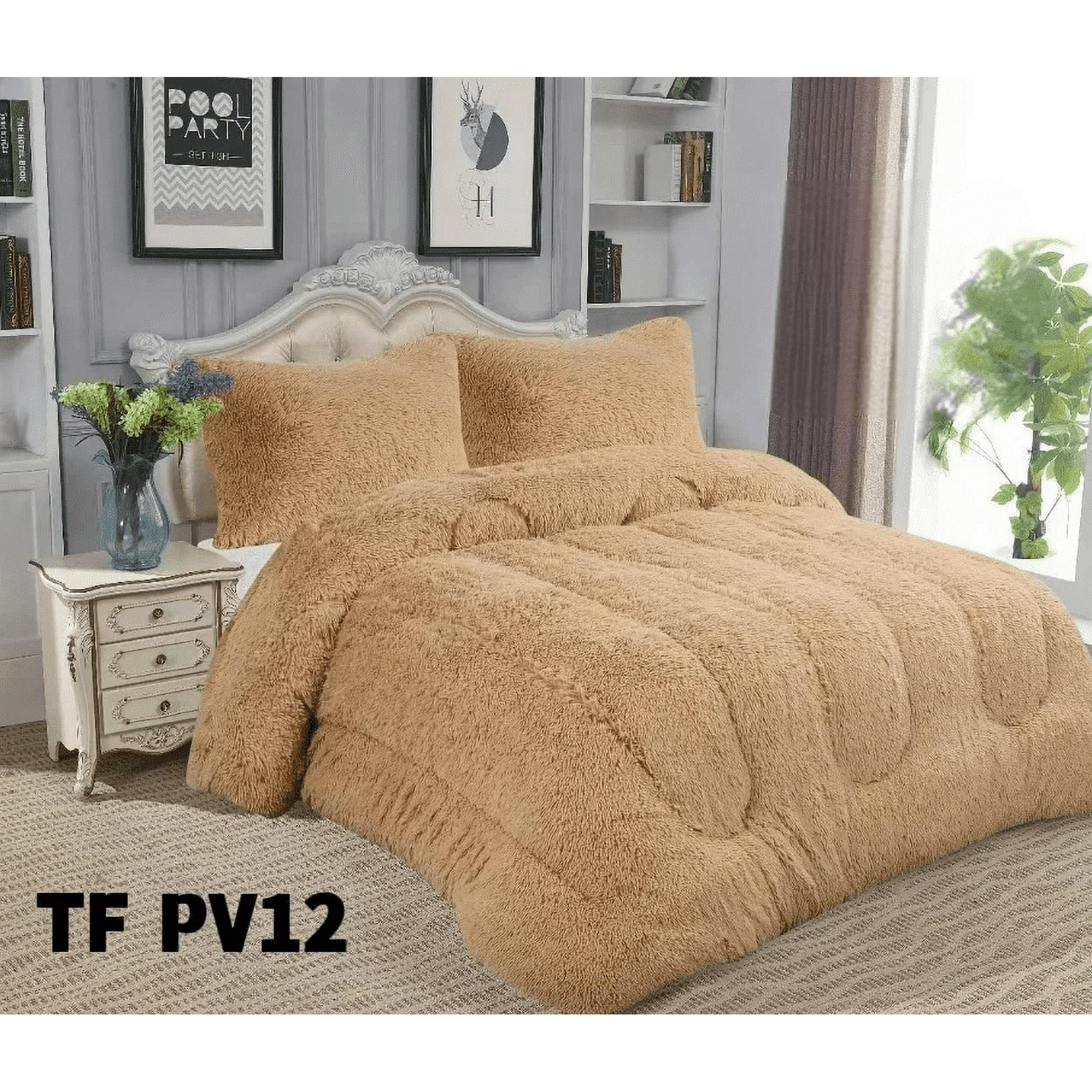 Tecnocasa - Plumón De Invierno Peludos Con Chiporro King