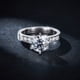 thumbnail image 5 of Anillo de Moissanita para Mujer de 2.39cttw Color D VVS1 Diamante Creado en Laboratorio Anillos de Boda Plata Esterlina 925 Aniversario Promesa Compromiso Anillos para Mujer Talla 5-9, 5 of 9
