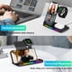 thumbnail image 5 of 100W plegable 3-en-1 estación de carga inalámbrica rápida para iPhone 15 14 13 16 Apple Watch 9 8 7 6 5 AirPods Pro-Blanco, 5 of 6