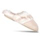 thumbnail image 5 of Zapatillas Jessica Simpson, cómodas, de piel sintética, espuma viscoelástica, color marfil, 5 of 6