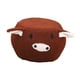 thumbnail image 1 of Reposapiés De Animales Para Cambiar Zapatos Con Asiento Acolchado Para Sala De Estar Oficina Ni?os Cerdo Marrón, 1 of 5