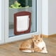 thumbnail image 2 of Puerta Abatible Para Perros Gatos Pequeños (petdoors). Chocolate, 2 of 3
