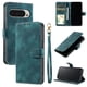thumbnail image 1 of Funda Cartera para Google Pixel 9 Pro XL Tapa con Ranuras, Soporte y Correa Verde, 1 of 5
