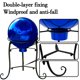 thumbnail image 4 of Soporte de bola de observación de 25 cm de altura para bolas de 20‑25 cm, negro, metal – 20 cm L x 20 cm A x 25 cm H, 4 of 9