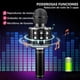 thumbnail image 2 of Micrófono de Karaoke Inalámbrico con Altavoz y LED, Ideal para Niños - Portátil y Regalo Perfecto - Color Negro, 2 of 5