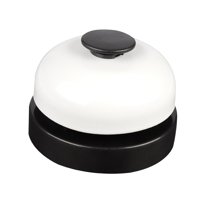 Magideal - Juguete De Llamada Para Mascotas, Campana De Llamada De Mano, Juego De Utilería, Campana De Tablero Ocupado Suave, Campana De Invocación De Escritorio Negro
