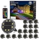 thumbnail image 1 of Luces solares Pouwdl pack de 18 unidades RGBWW con control remoto, 1 of 8