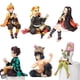 thumbnail image 1 of Set de figuras de anime MLDVQJV de 6 piezas, personajes de Demon Slayer, 1 of 7