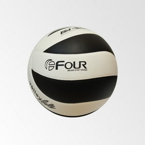 Four - Balón Volley Mach Soft Negro-Blanco