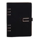 thumbnail image 1 of Libreta de oficina de negocios, bloc de notas de hojas sueltas, cuero sintético para estudiantes, 6 anillas, 1 of 5