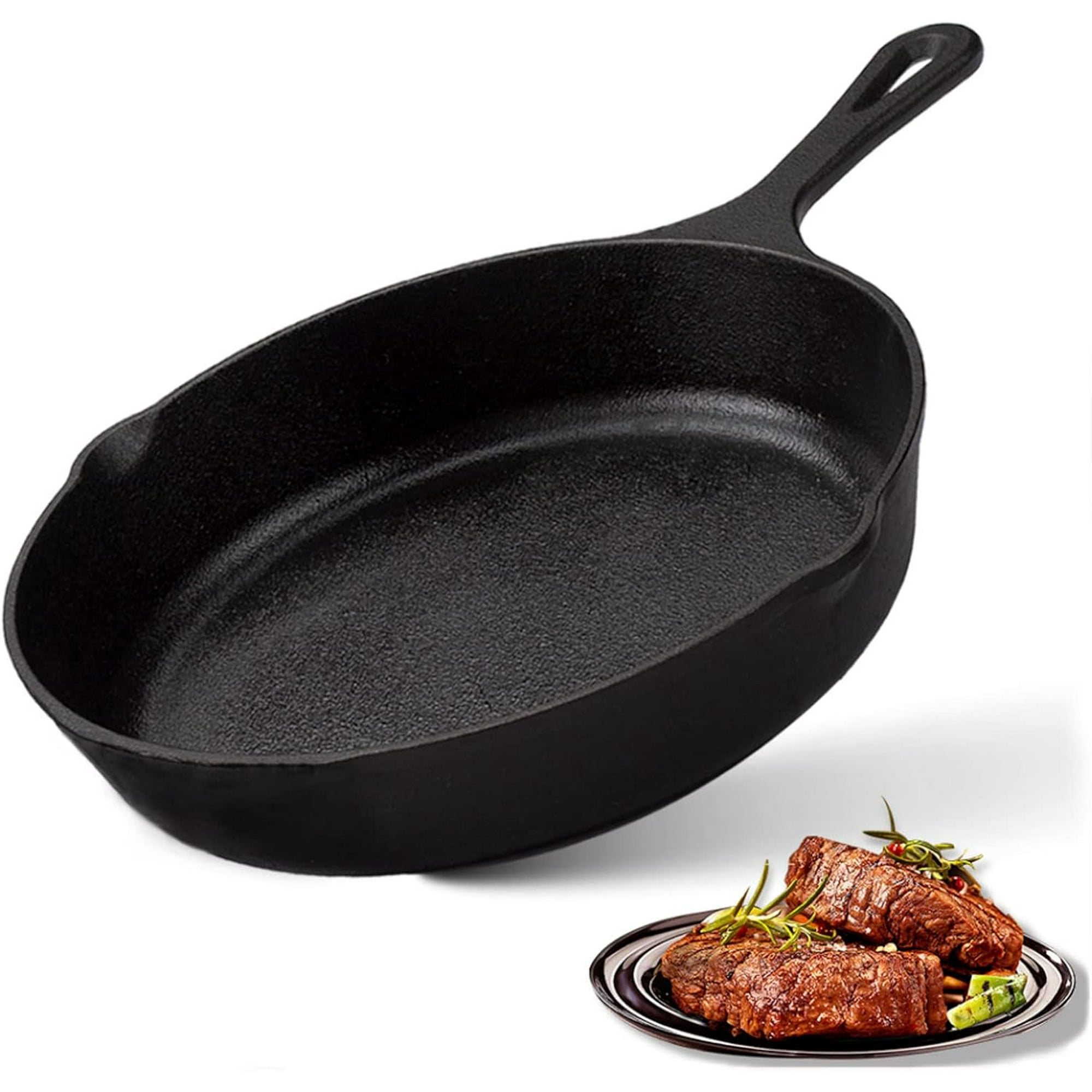 Wakeshome - Sarten Fierro Hierro Fundido 16cm Antiadherente Color Negro