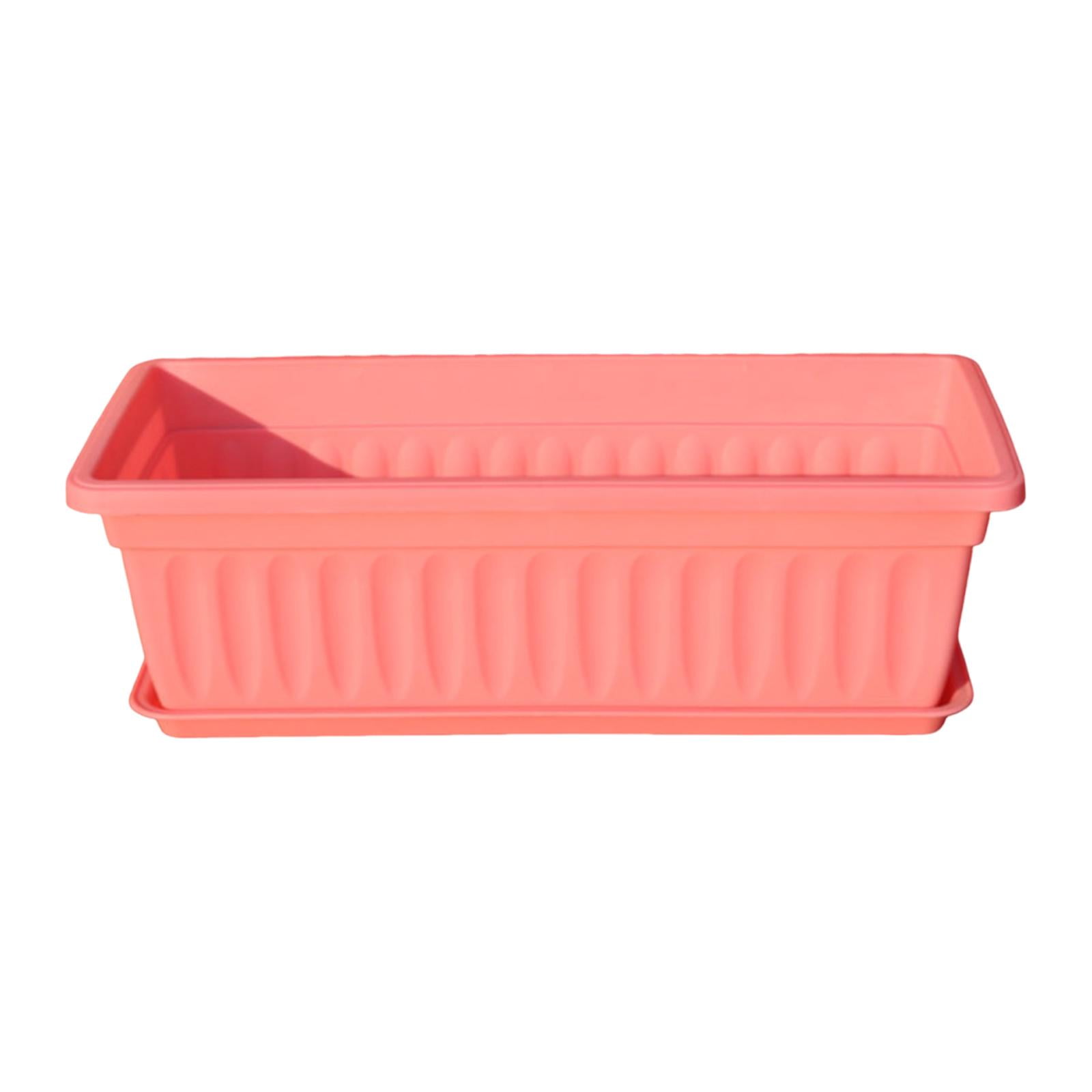 Ioensy - Maceta Para Flores, Jardinera Para Ventana, Para Terraza, Porche, Entrada, Color Rosa