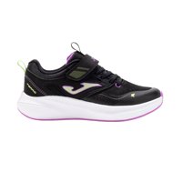 Zapatilla Running Kids Ferro Jr Negro Rosa Joma