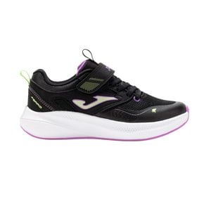 Zapatilla Running Kids Ferro Jr Negro Rosa Joma